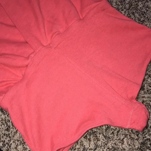 Women's Pink Sweatshirt and Shorts Set - Picture 7 of 11